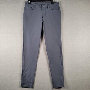 Lululemon ABC Slim Fit 5-Pocket Pants 31 x 32 Gray